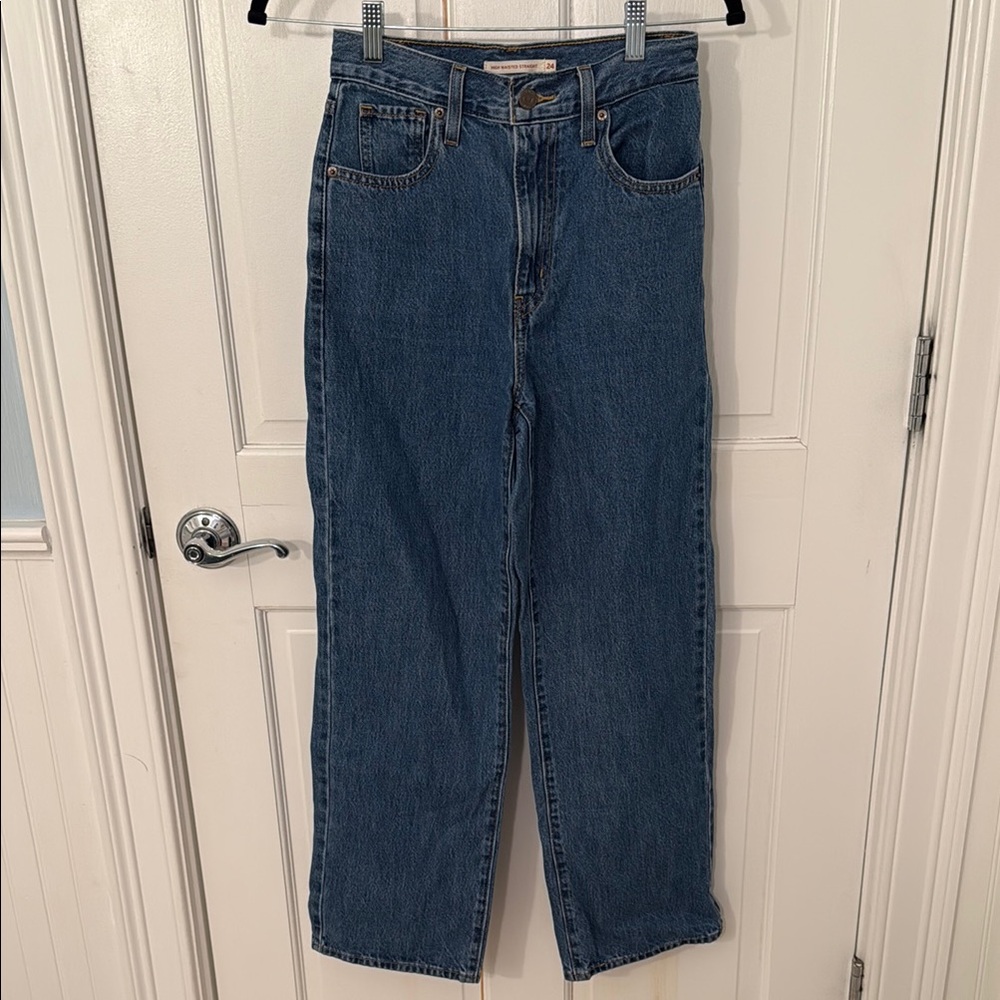 Levi's Blue Straight Leg Women's Jeans